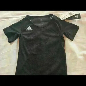 Adidas Performance Black Short Sleeve Workout Shirt - New With Tags